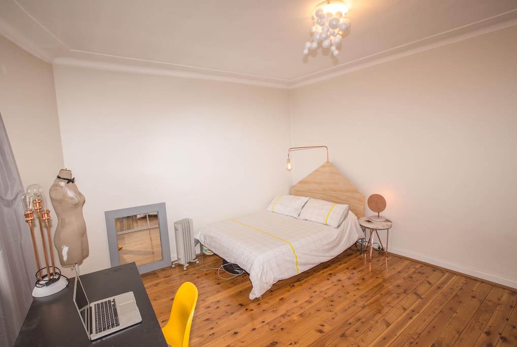 the bedroom