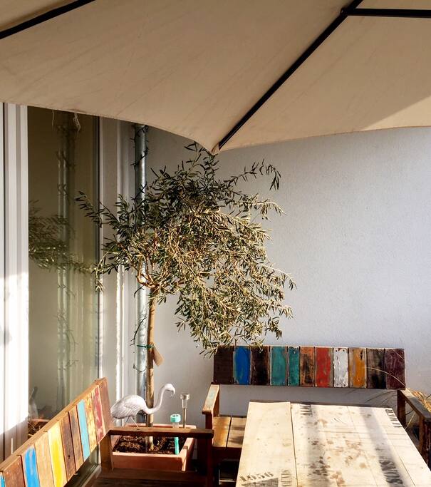 you can always catch your breath under the umbrella