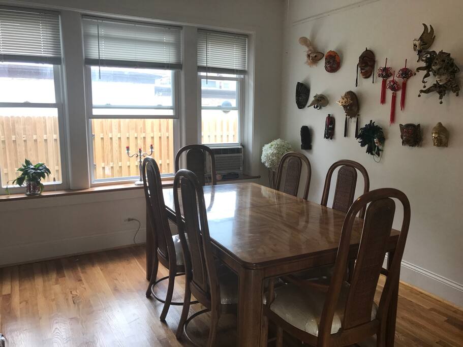 Perfect for a romantic dinner or playing one of our many board games!