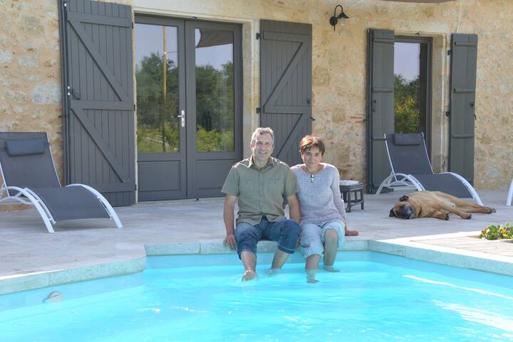 Chambre d 'hôtes Pierre de Lomagne-Ferme Bio