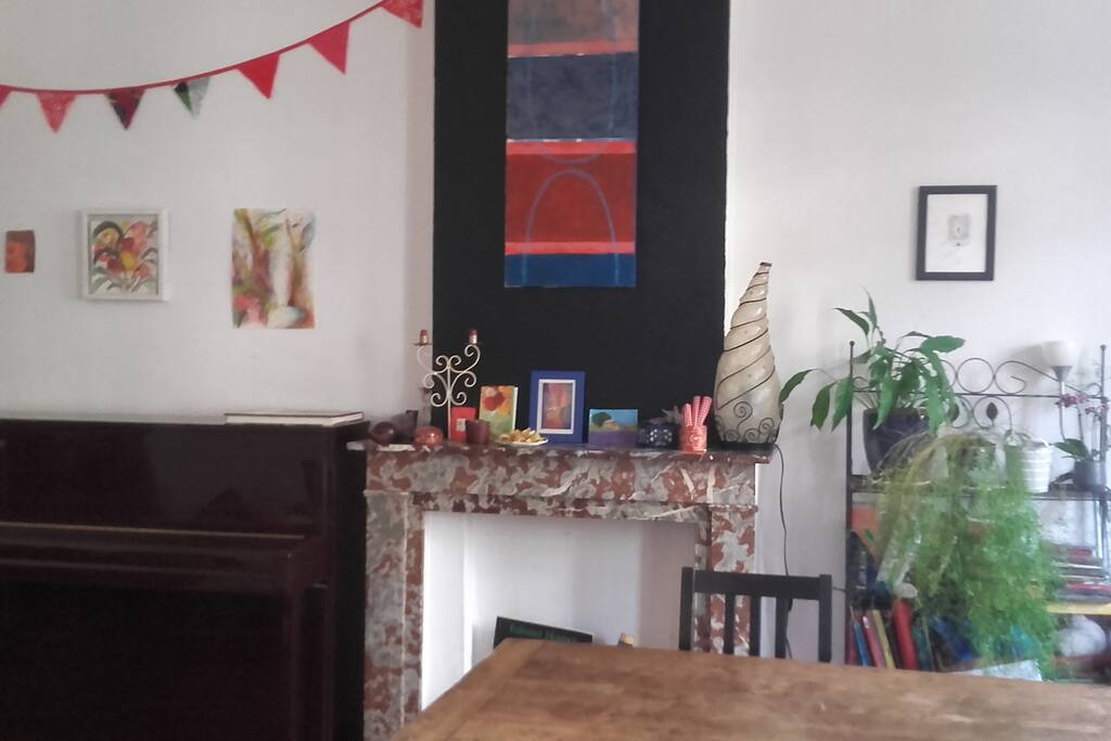 Le salon pour le petit déjeuner