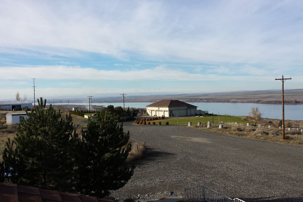 View from 2nd floor looking NW over the Columbia