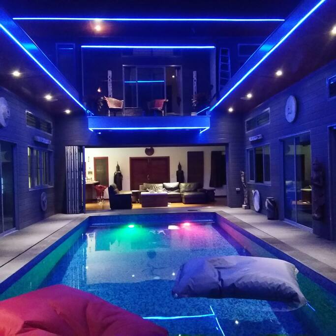 special lighting at night