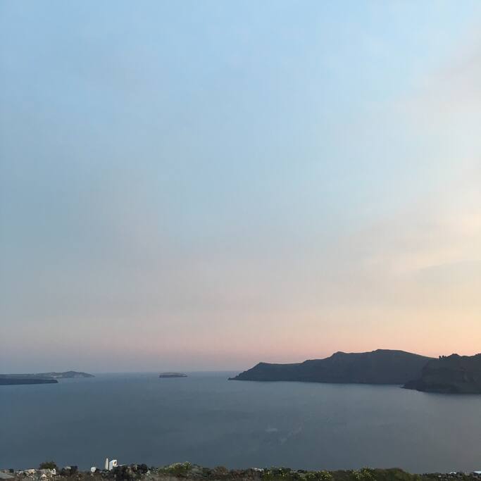 View to the sea.