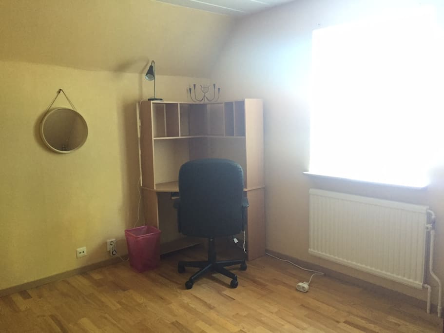 Workspace in the bedroom