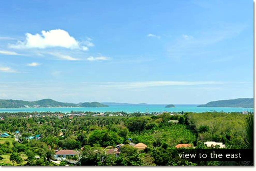 Ocean View from the Villa.
