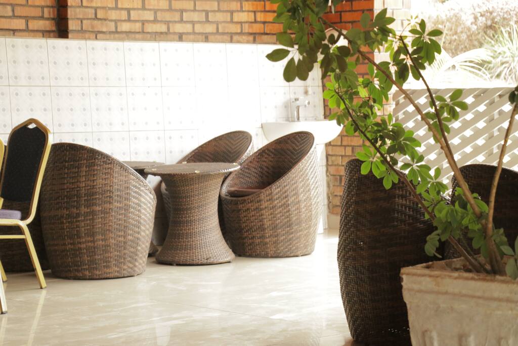 Coffee bar area