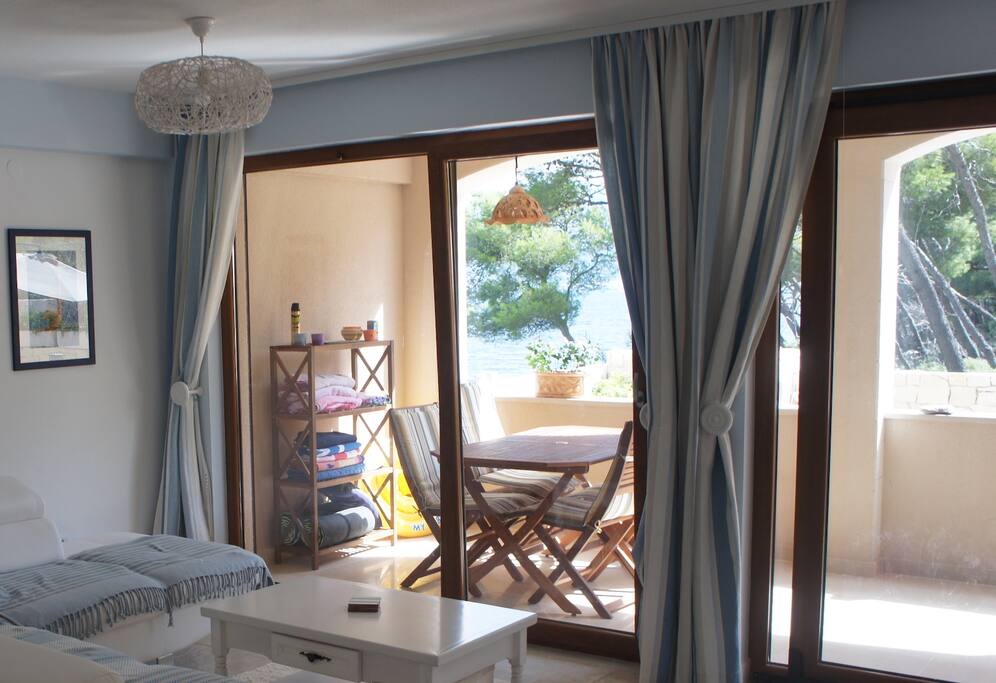 Calming atmosphere and view from the open space living/dining room