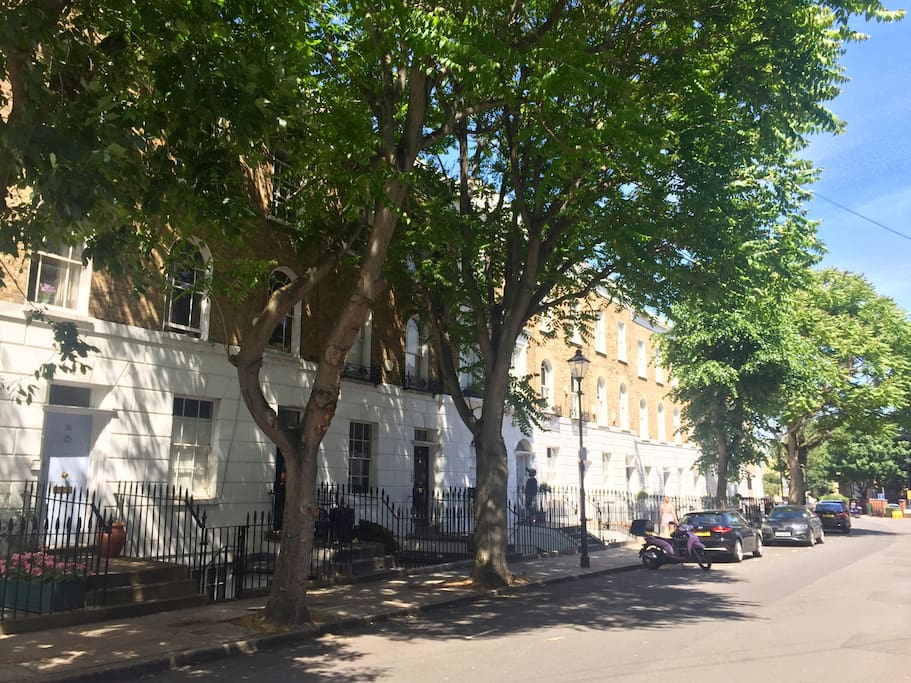 Quiet residential street