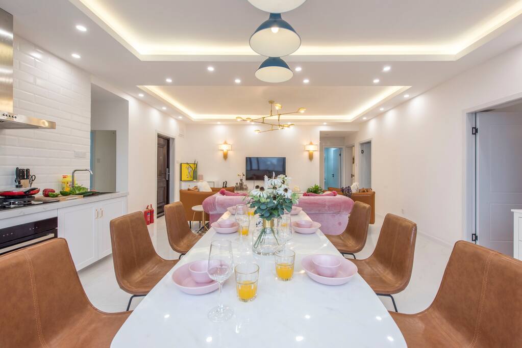 living room&kitchen客餐厅