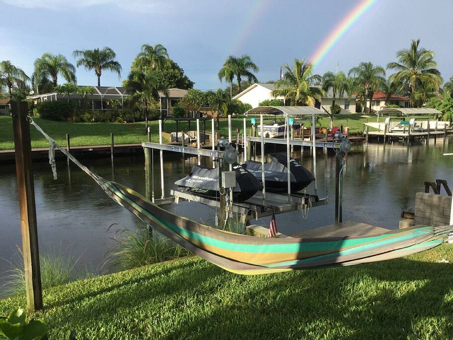 Lido canal, view from backyard.