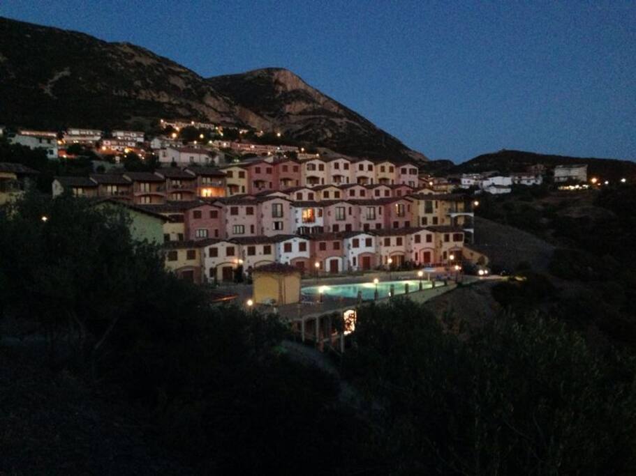 Tanca Piras village by Night