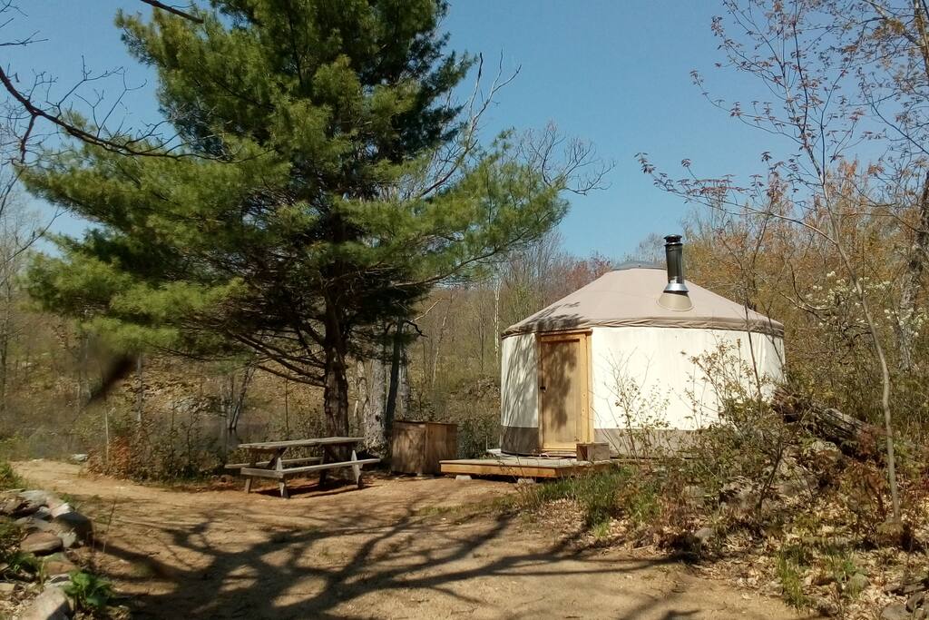 Campsite, mid-May 2017.