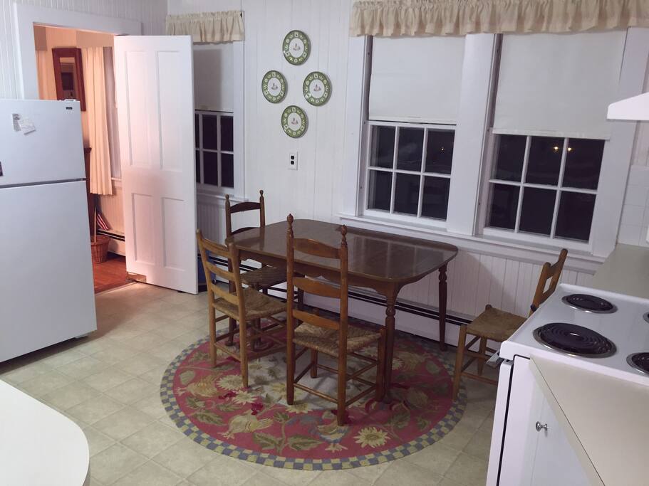 Shared kitchen for light food prep, use of refrigerator, microwave and coffee maker. Coffee and tea ARE included for room renters. :-)
