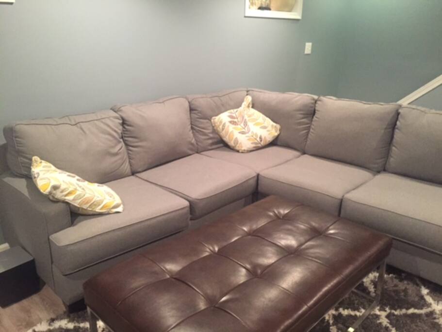 Living room (couch could sleep 1 and room for air mattress)