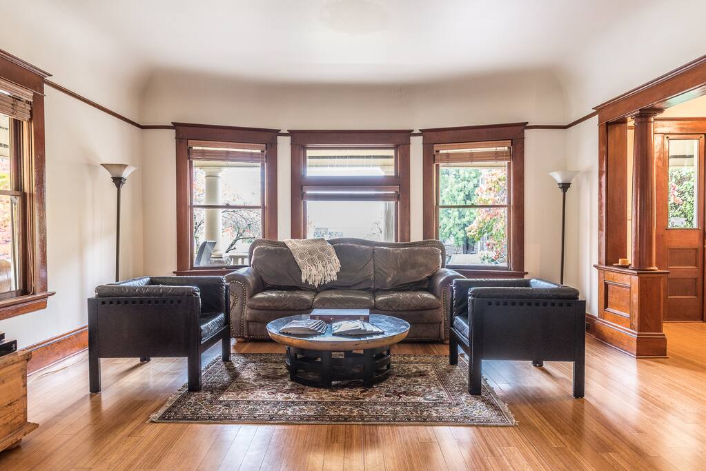 Warm and cozy sitting area
