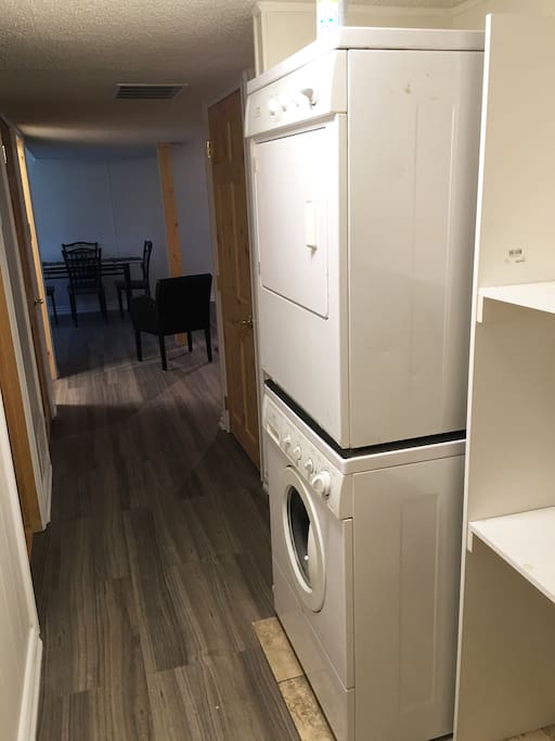 En suite laundry