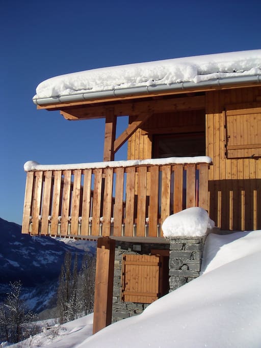 Chalet en hiver