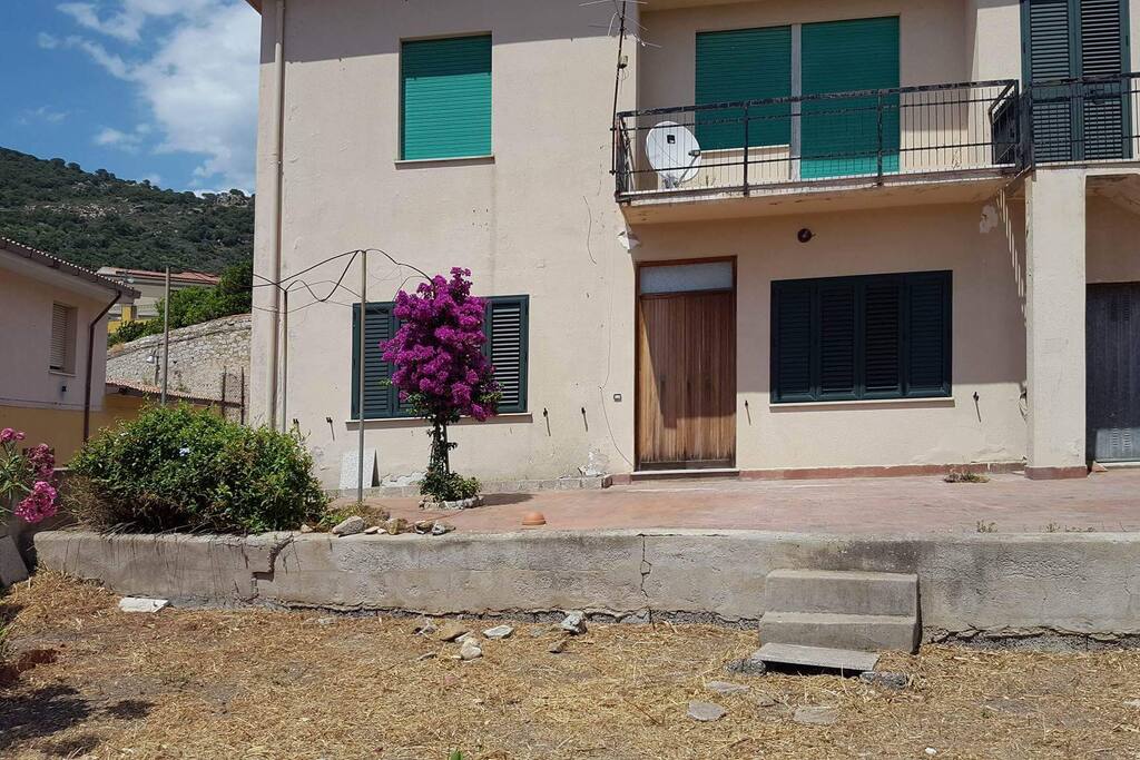 view from the front garden