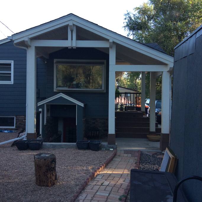 Back of the house. South facing.