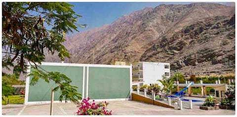 Successful Airbnb property: Apartment inside a charming hotel. in Lunahuaná