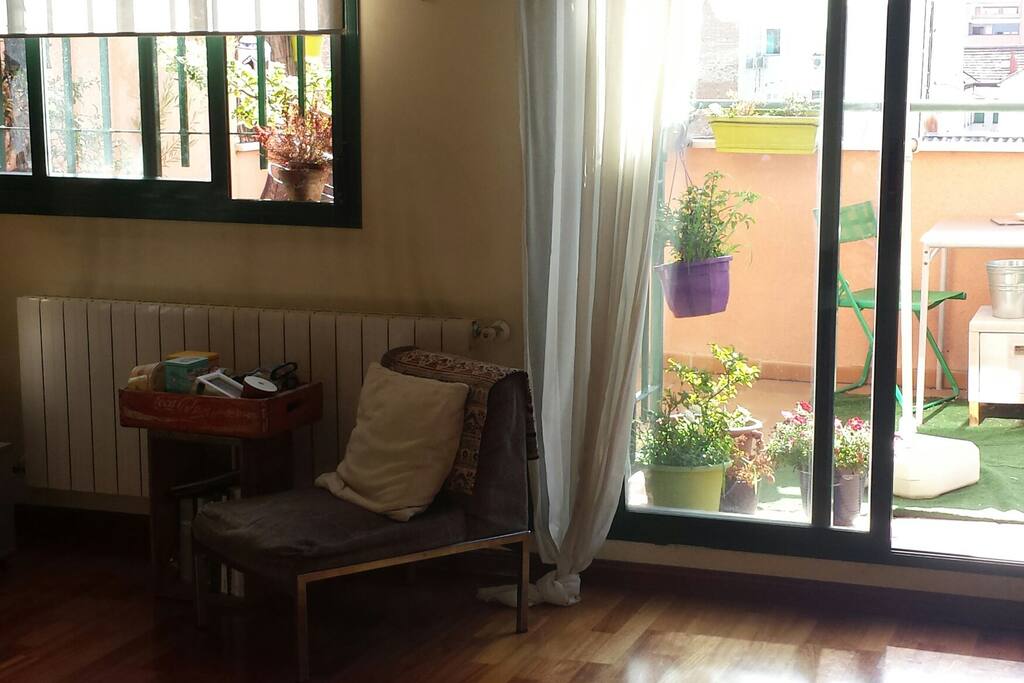 Living room,terrace access