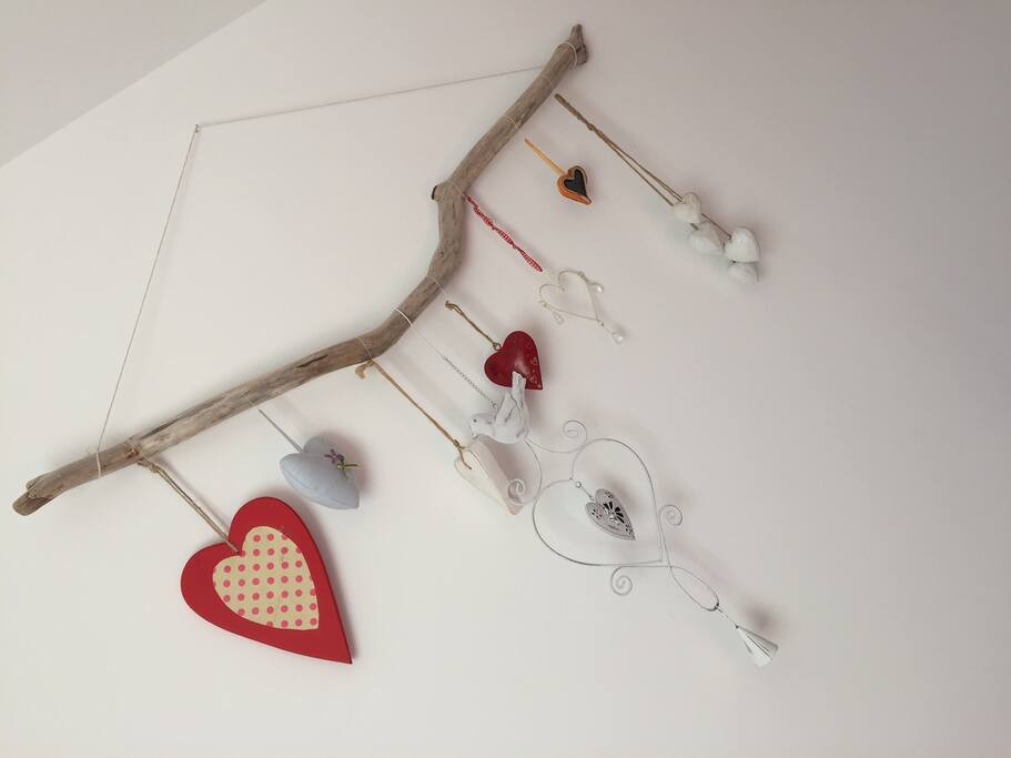 Driftwood and hearts