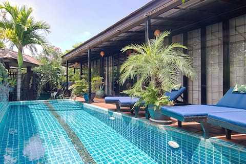 A BEACH Luxury Villa with Private Swimming pool