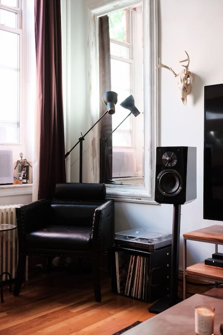 Natural light, reading nook