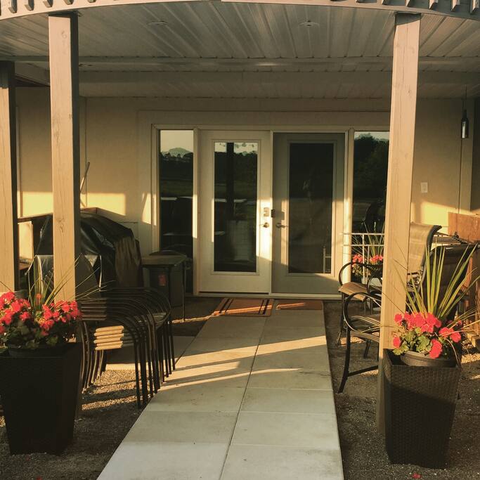 Your private entrance!