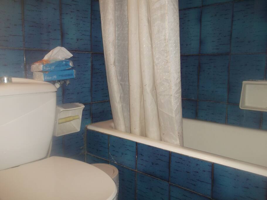 Neat clean private bathroom