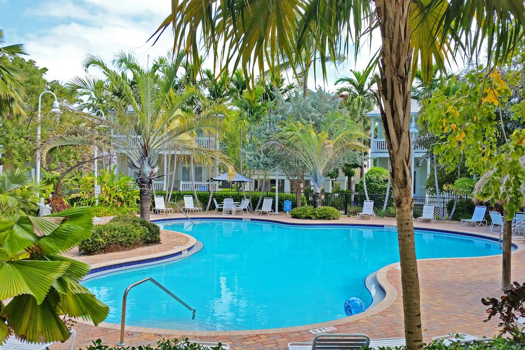 Shared pool in the gated Coral Hammock Community complex