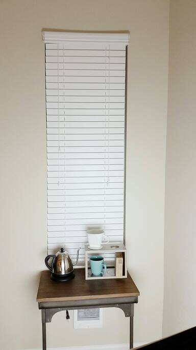 Guest coffee and tea bar