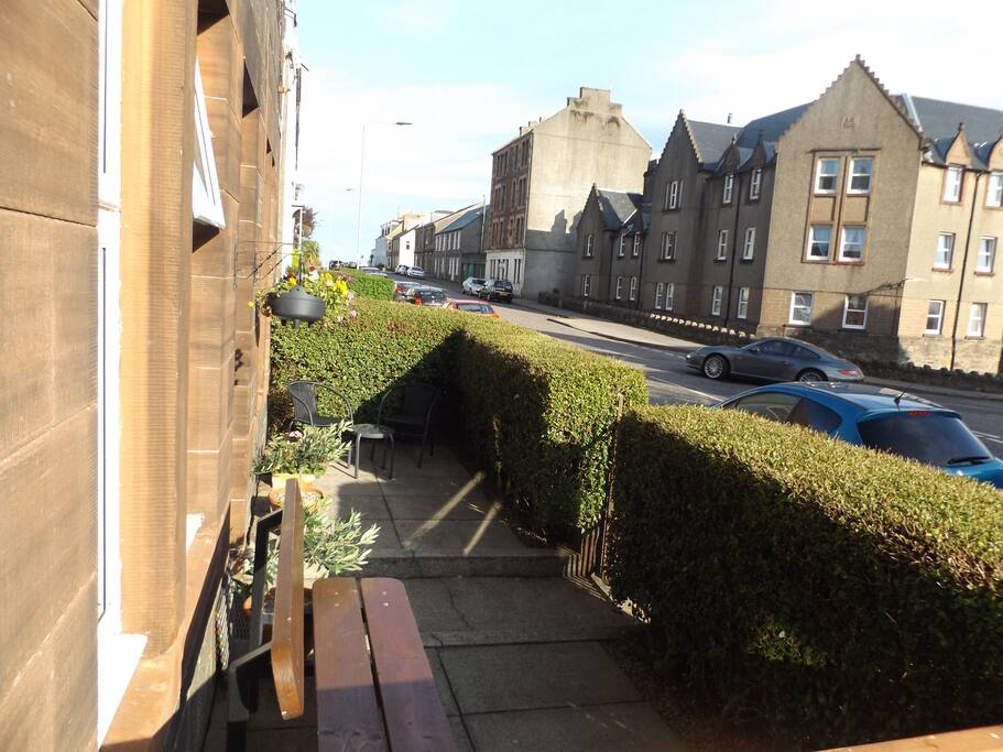 Sunny courtyard