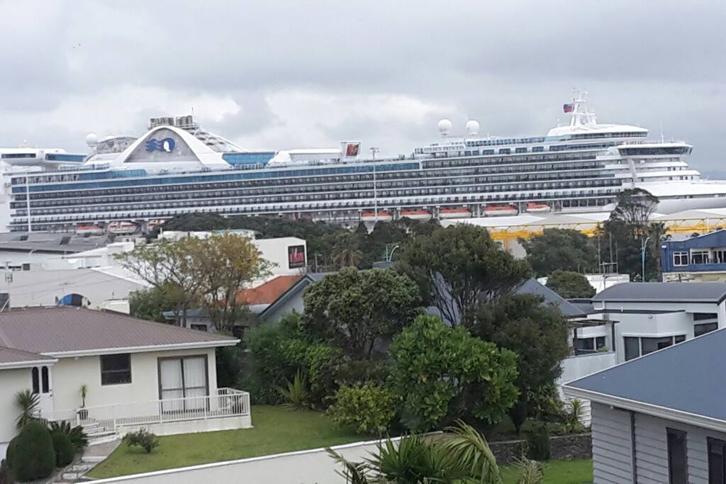 view from bedroom window