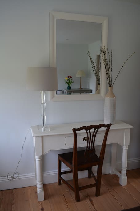 Dressing table or potential work station.