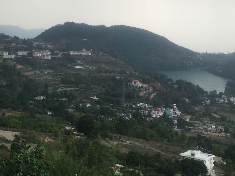 View of Naukuchiatal lake from Zorba Villa