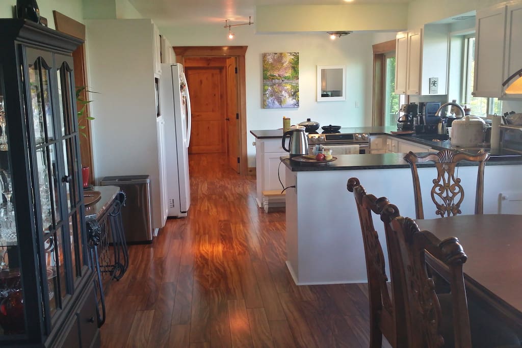dining and kitchen
