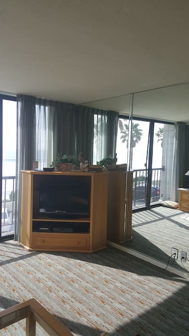 Wonderful Ocean View while watching TV!