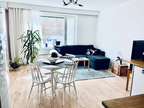 Popular Airbnb listing: A two-bedroom apartment in the city center in Kaakinmaa