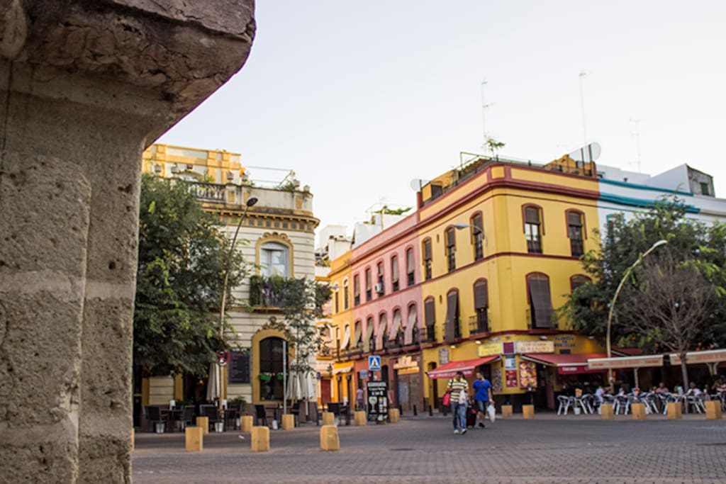 Calle Trajano desde la Alameda