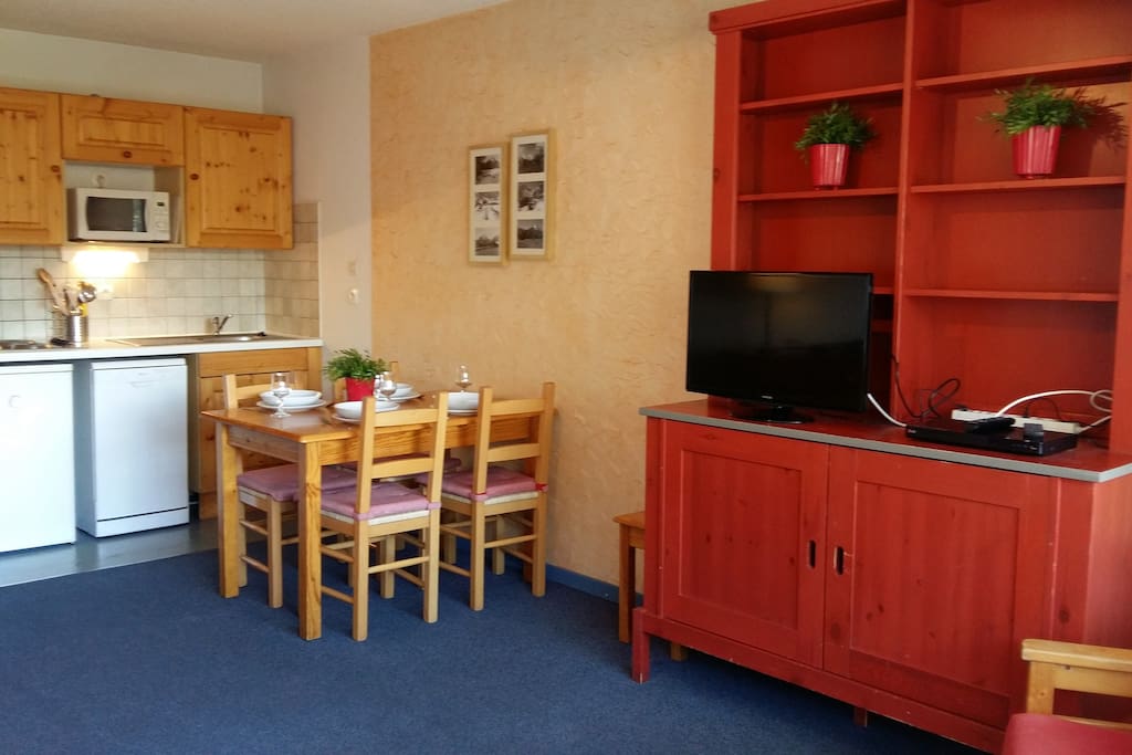 dining and kitchen
