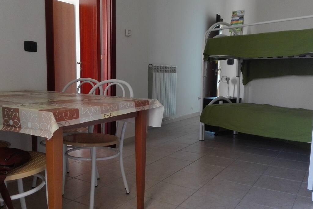 letto a castello area comune