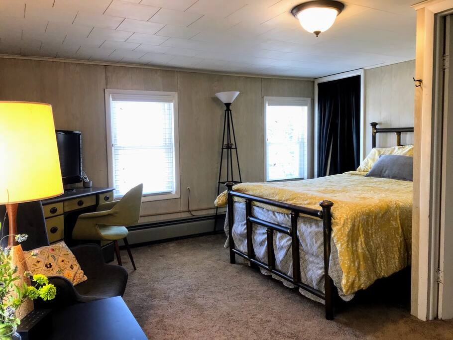 A view from the chaise lounge in your room.