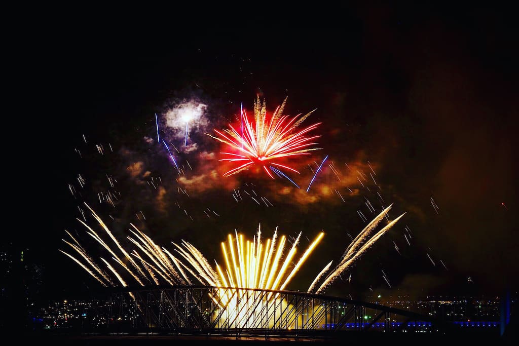 New Year Fireworks(View from apartment)