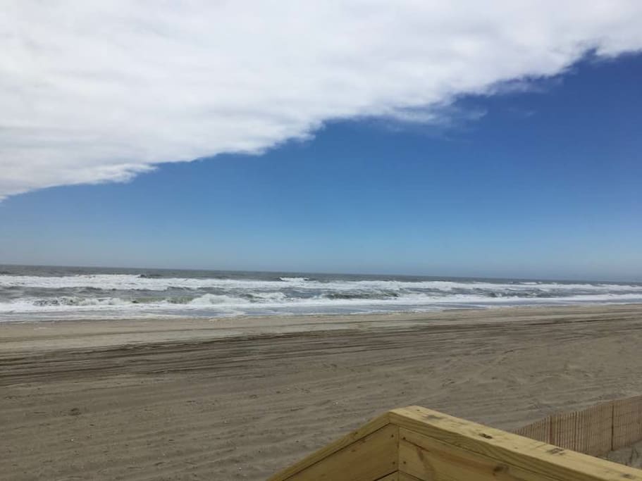 The house is a 2-minute walk from this beach view!