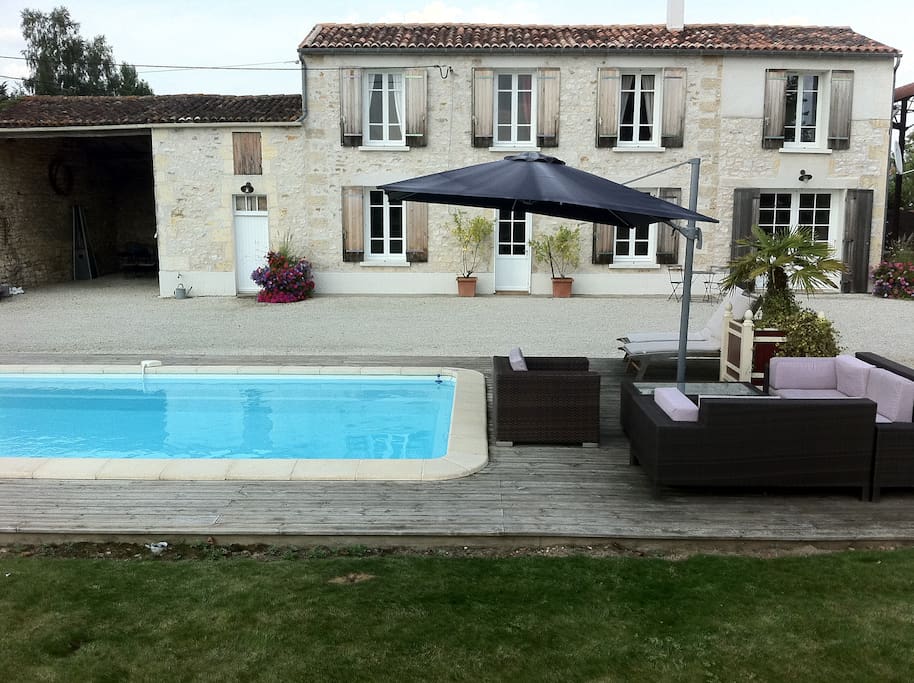 piscine chauffée (mai à septembre) privative