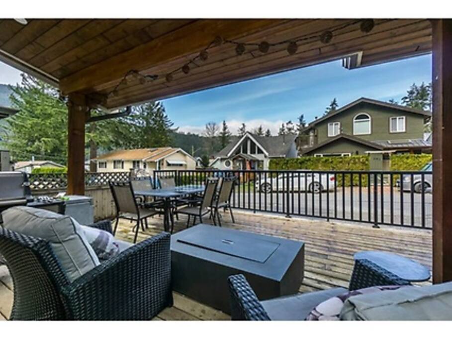 Relax around the fire pit