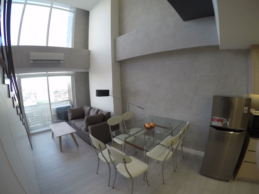 Dining and Living Room Area