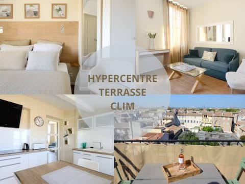 Super terrasse hypercentre appart  vraie clim